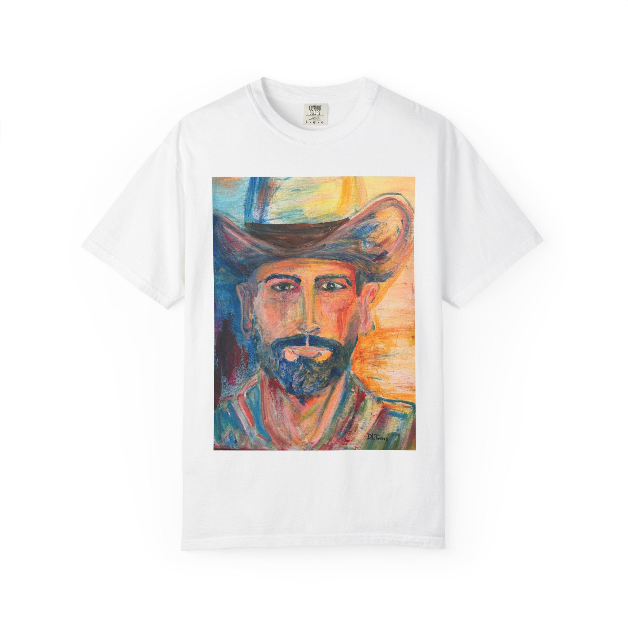 Painterly Cowboy Portrait T-Shirt