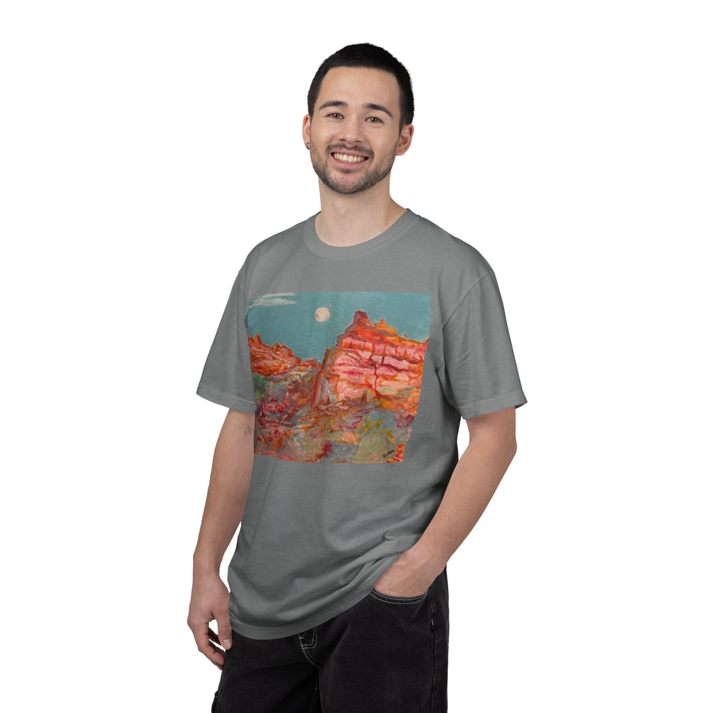Desert Moonscape T-Shirt — Painted Red Rock Landscape Tee
