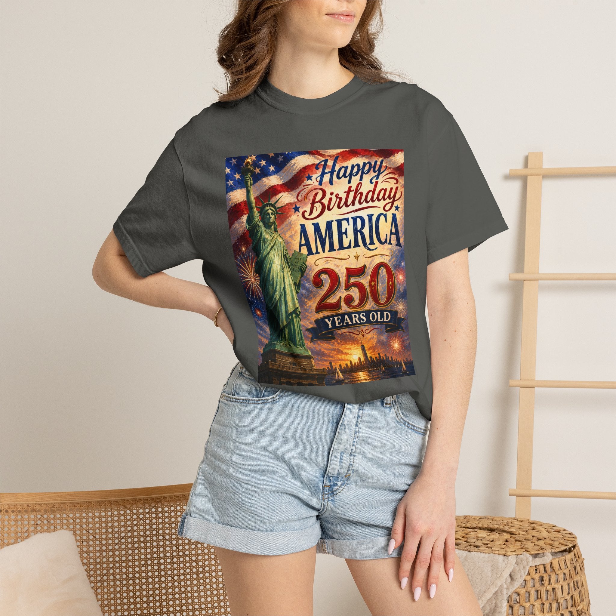 Happy Birthday America 250th Anniversary T-Shirt