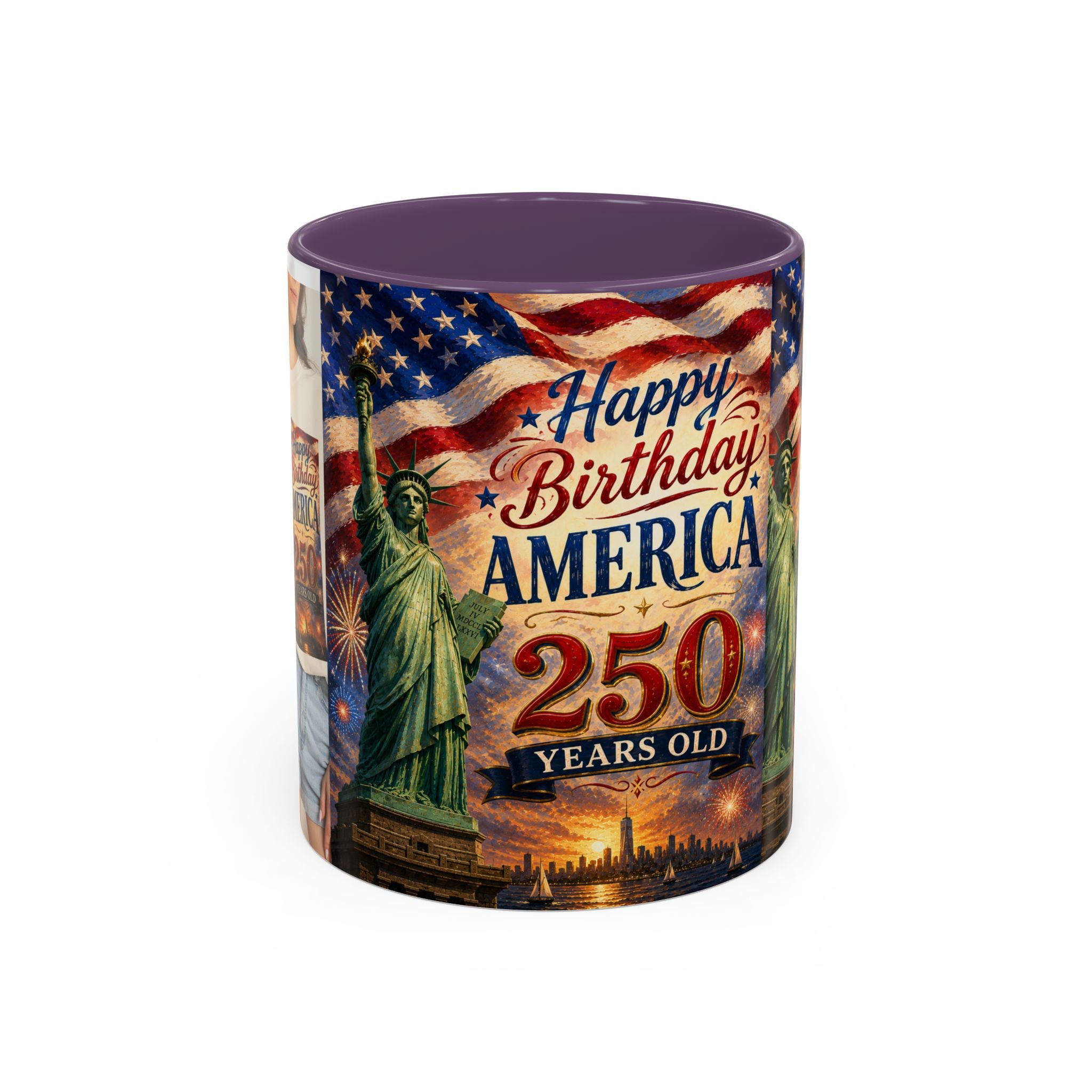 Happy Birthday America 250th Anniversary Coffee Mug