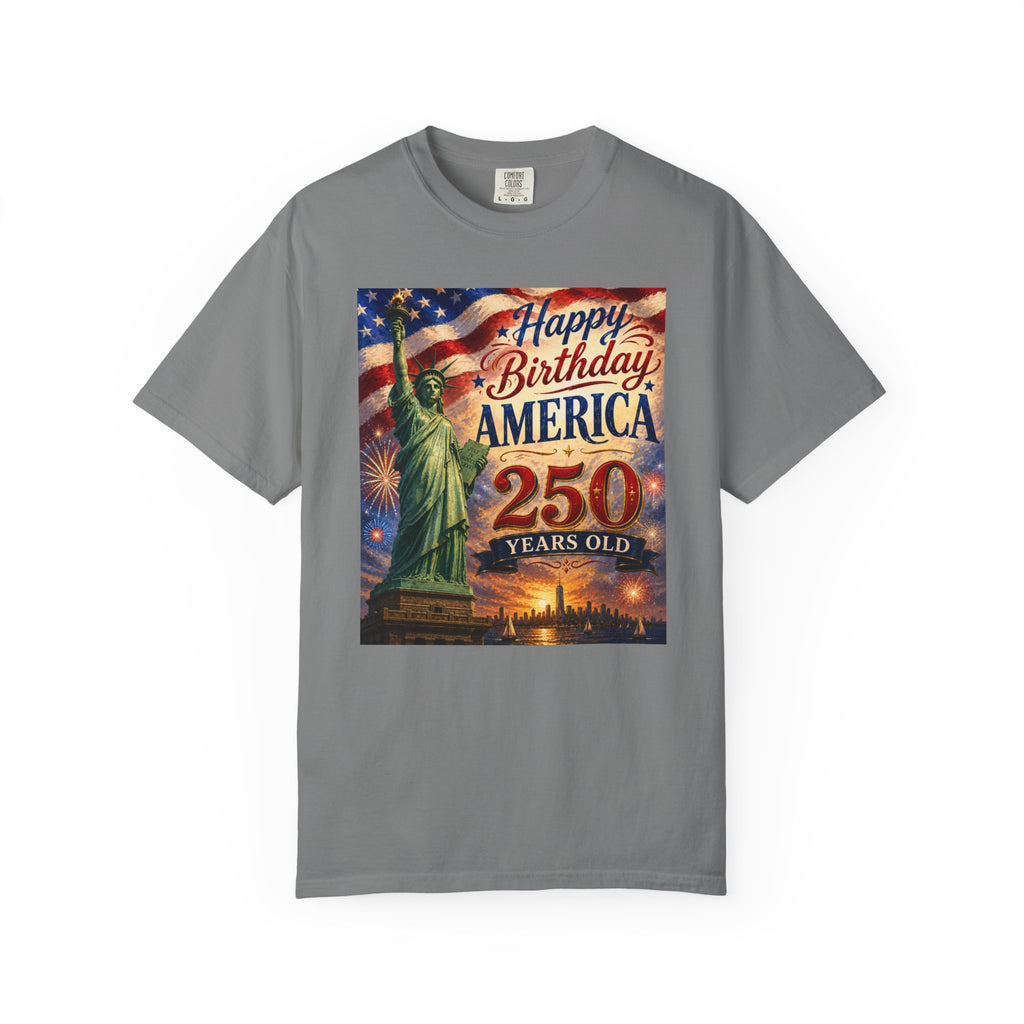Happy Birthday America 250th Anniversary T-Shirt