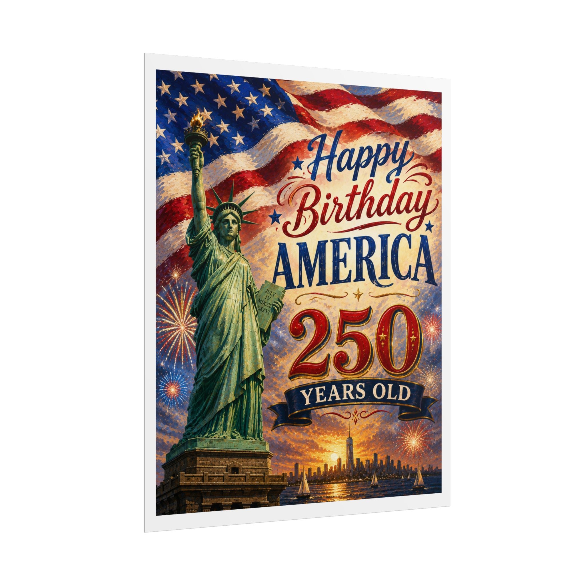 Happy Birthday America 250 Poster