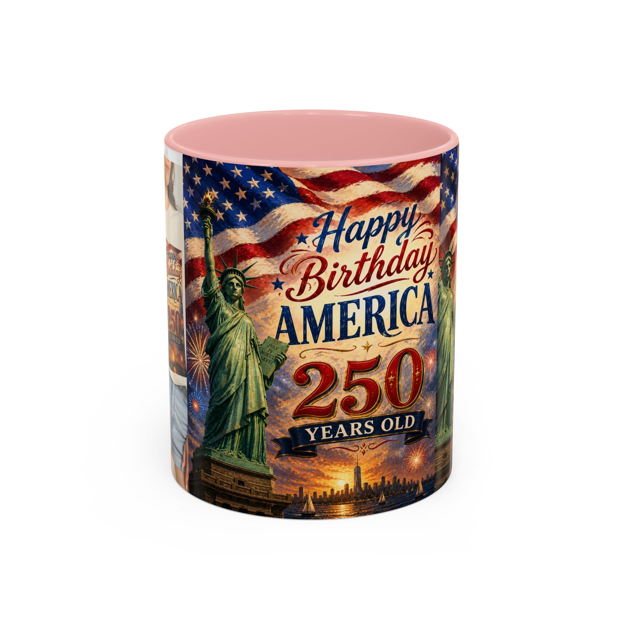 Happy Birthday America 250th Anniversary Coffee Mug