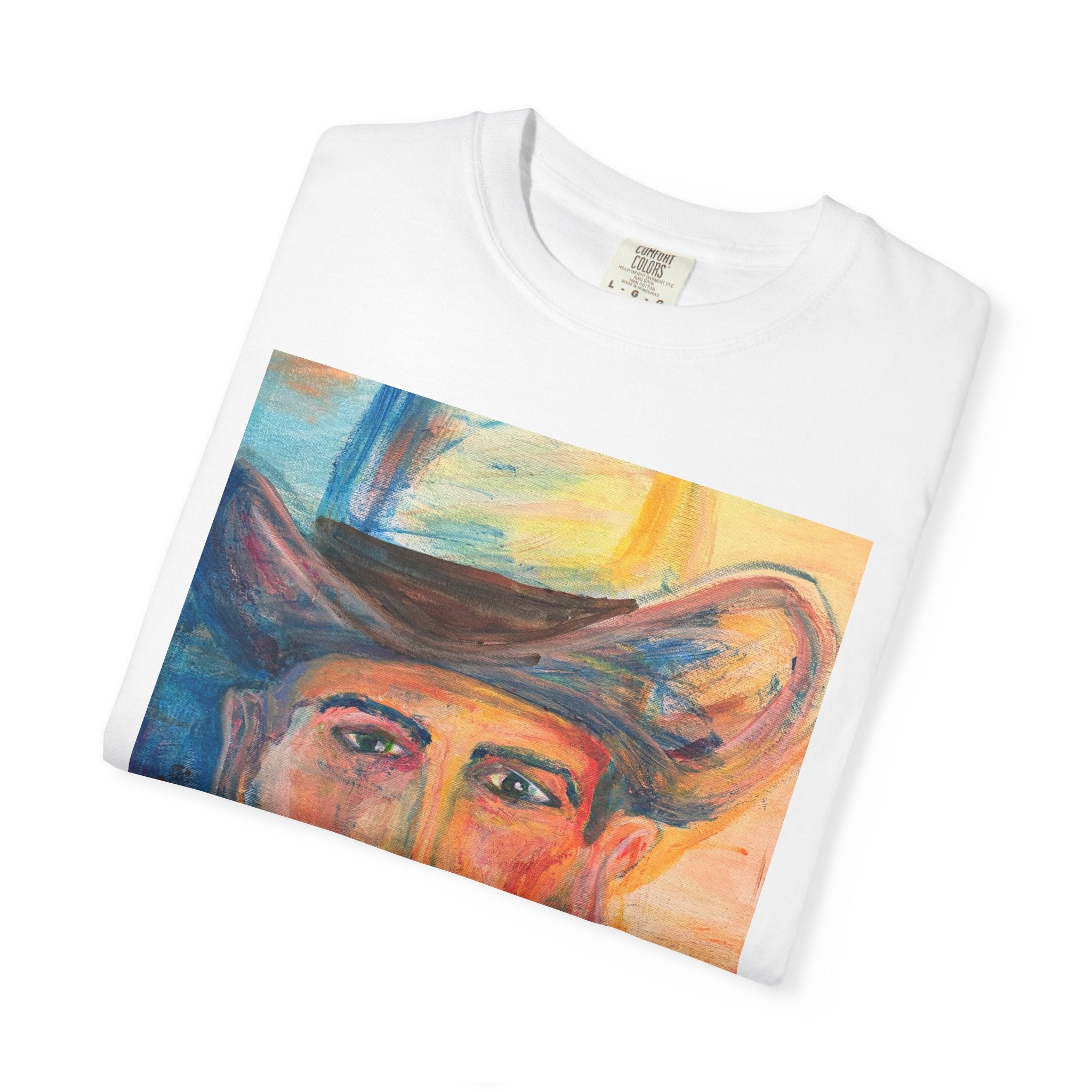 Painterly Cowboy Portrait T-Shirt