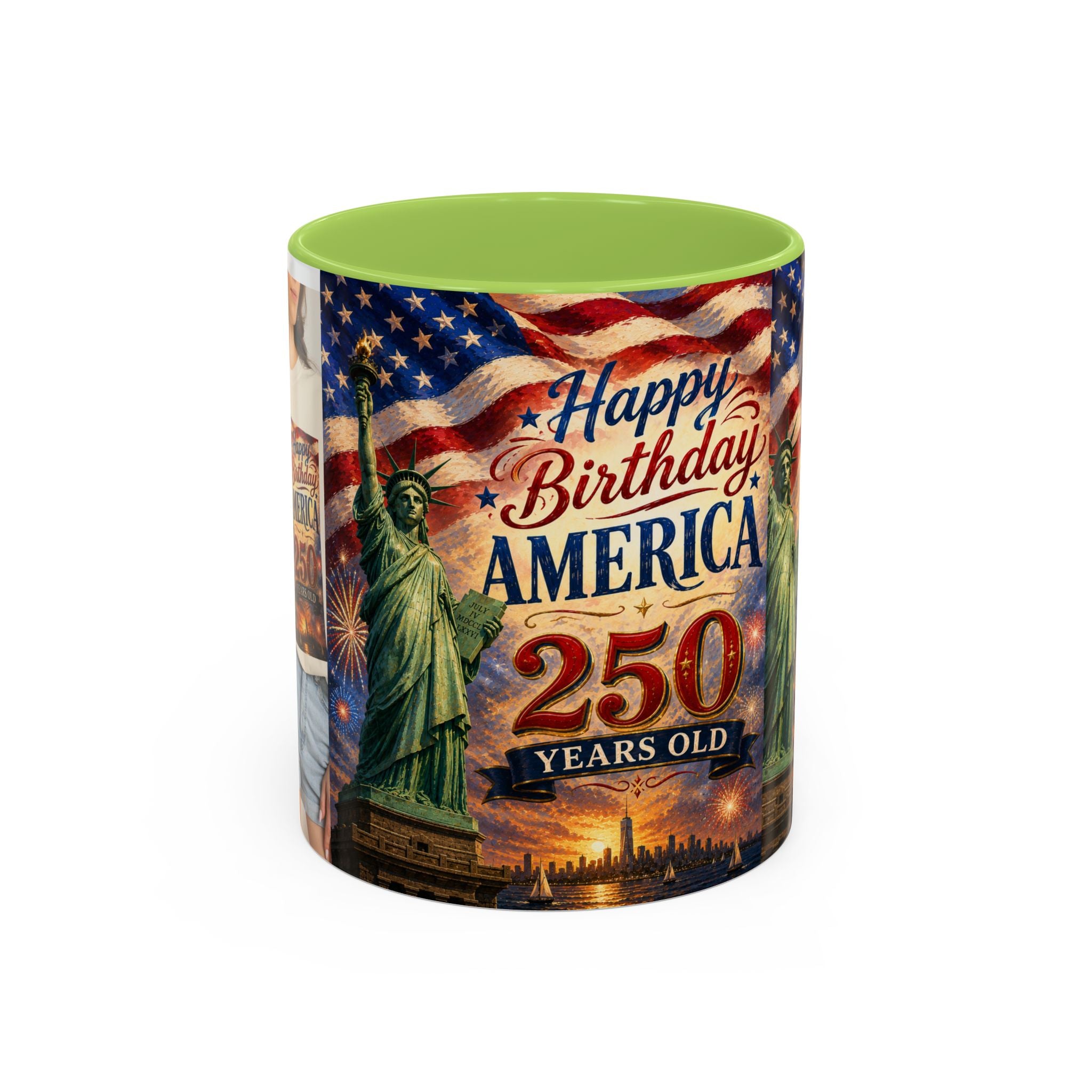 Happy Birthday America 250th Anniversary Coffee Mug